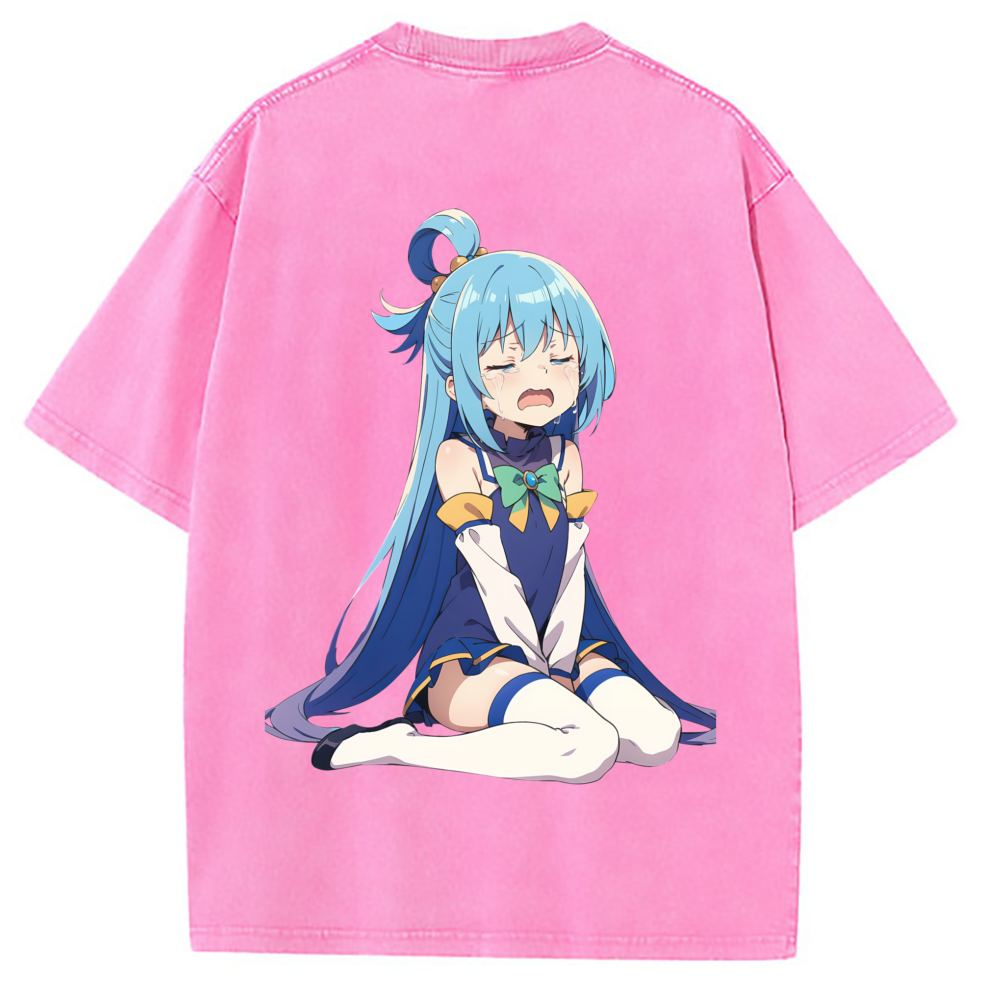 （画像用） 転スラ Regarding Reincarnated to Slime 綿100% ヴィンテージ風 半袖Tシャツ（背面プリント）